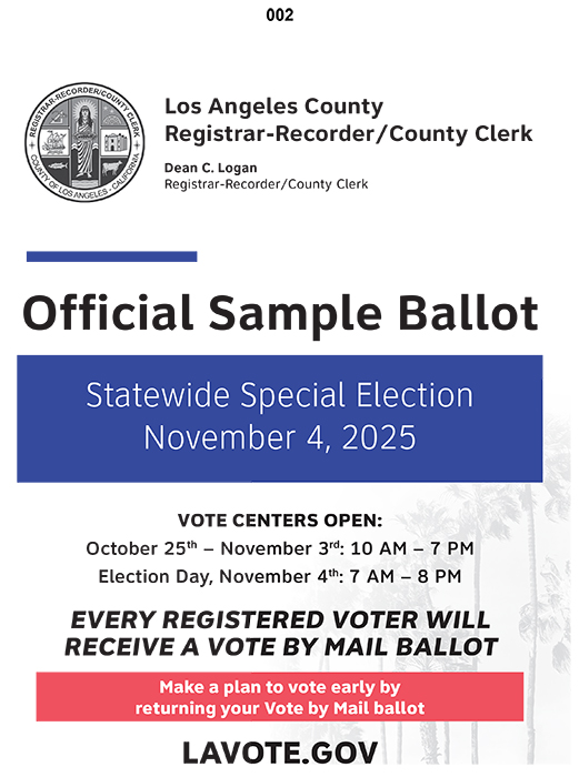 Official Sample Ballot